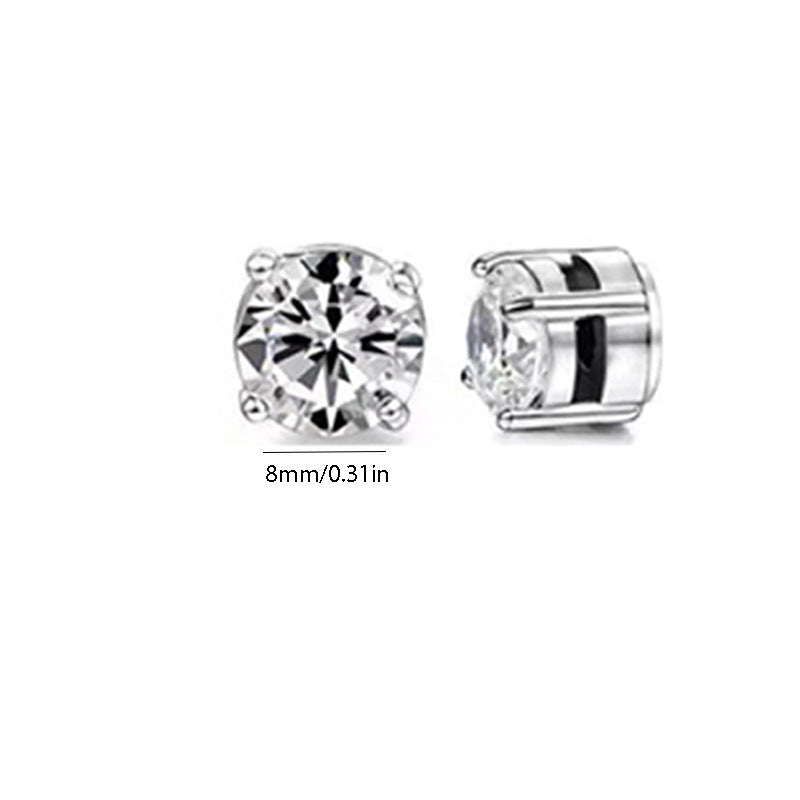 Unisex Korean Style Stainless Steel Ear Clip Without Pierced Ears