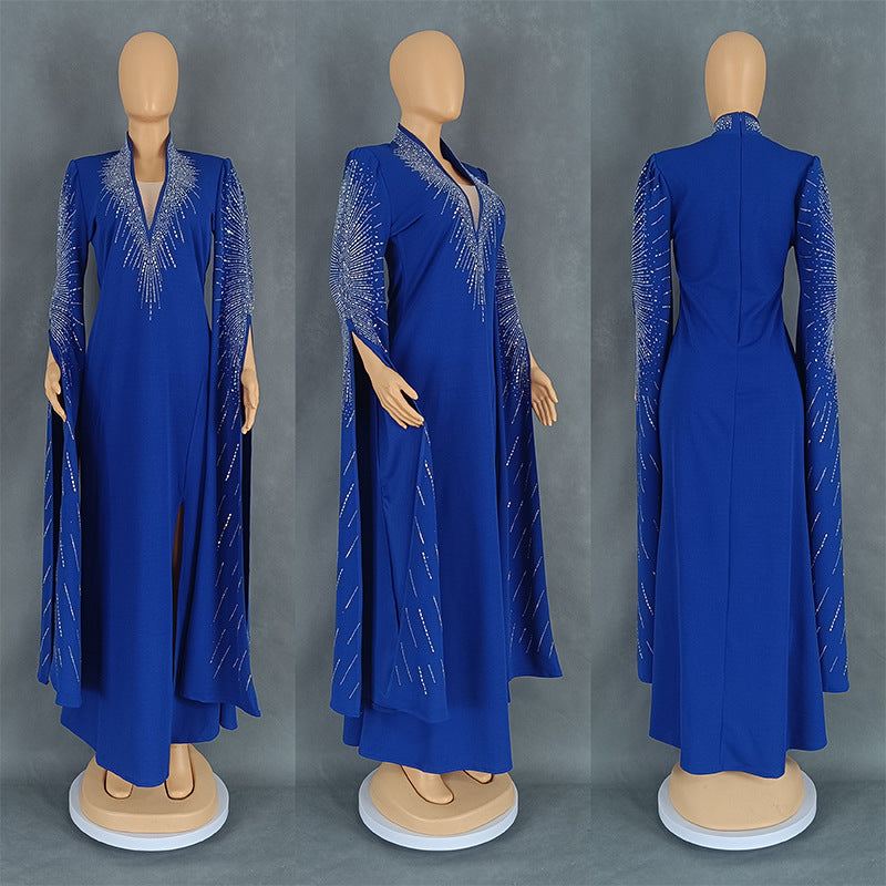 Women's Light Luxury Fashion Dress Rhinestone Style Dresses