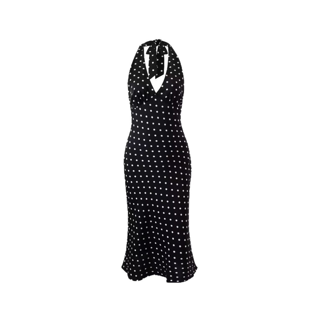Dress Summer Halter Sleeveless Slim Slimming Dresses