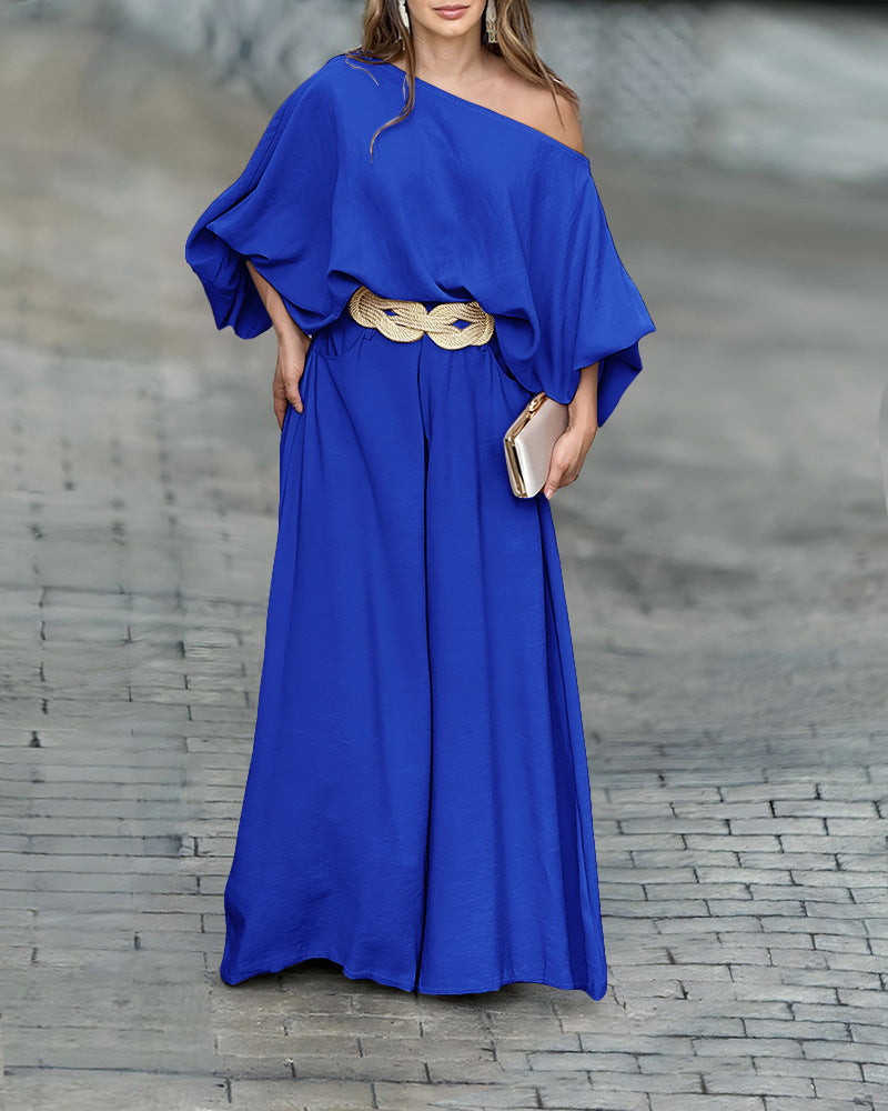 Lantern Sleeve Loose Wide Leg Need Dresses