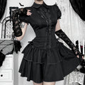 Women's Short-sleeved Dress Summer Retro Wear College Skirts
