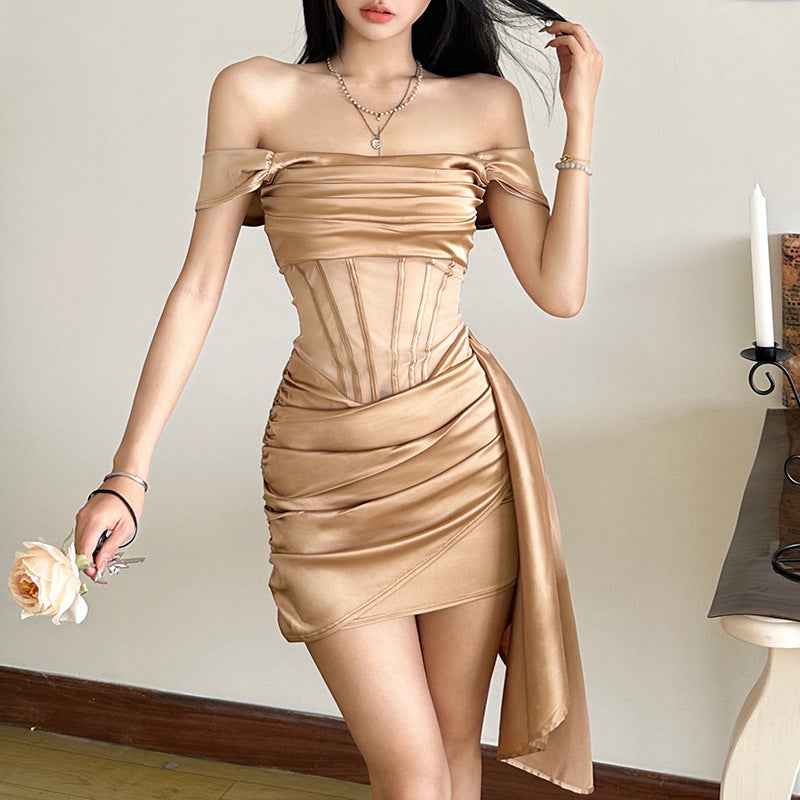 Women's Fashion Winter Sexy Hot Design High Dresses