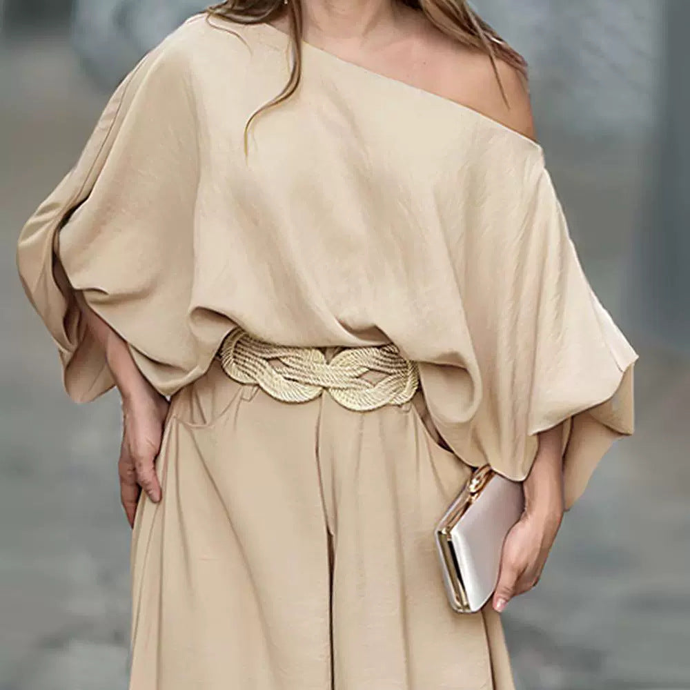 Lantern Sleeve Loose Wide Leg Need Dresses