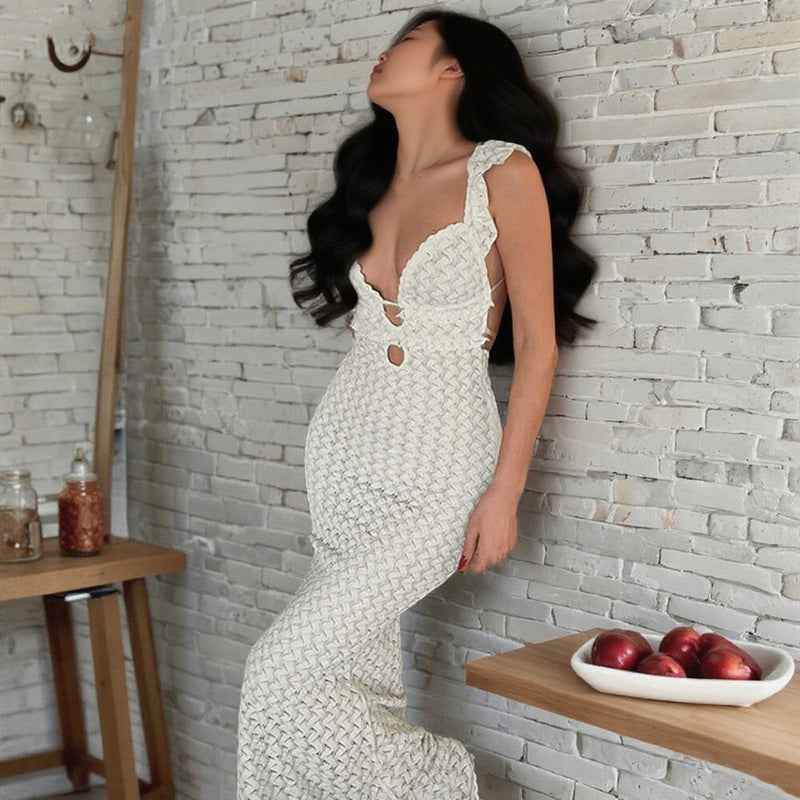 Women's Pure Desire Backless Cutout Slim Dress Dresses