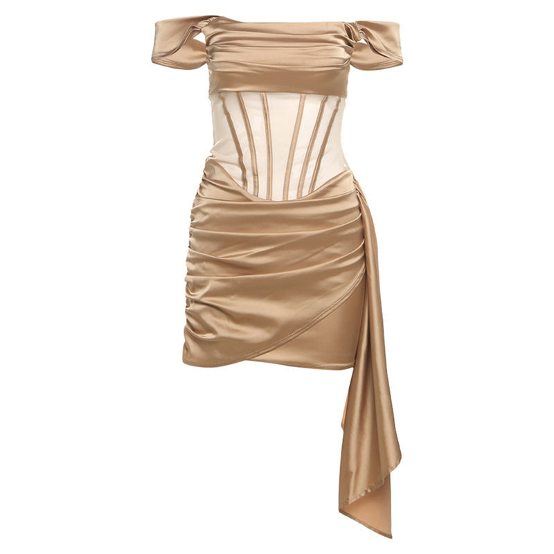 Women's Fashion Winter Sexy Hot Design High Dresses