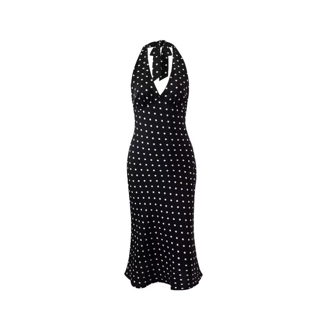 Dress Summer Halter Sleeveless Slim Slimming Dresses