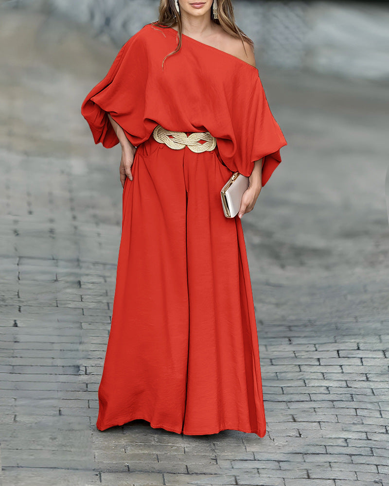Lantern Sleeve Loose Wide Leg Need Dresses