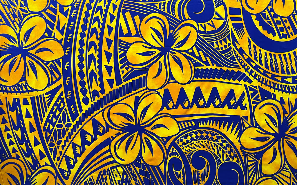Plumeria Flower Polyester Sarong | Islands Fabric - Goddess Imports Marketplace