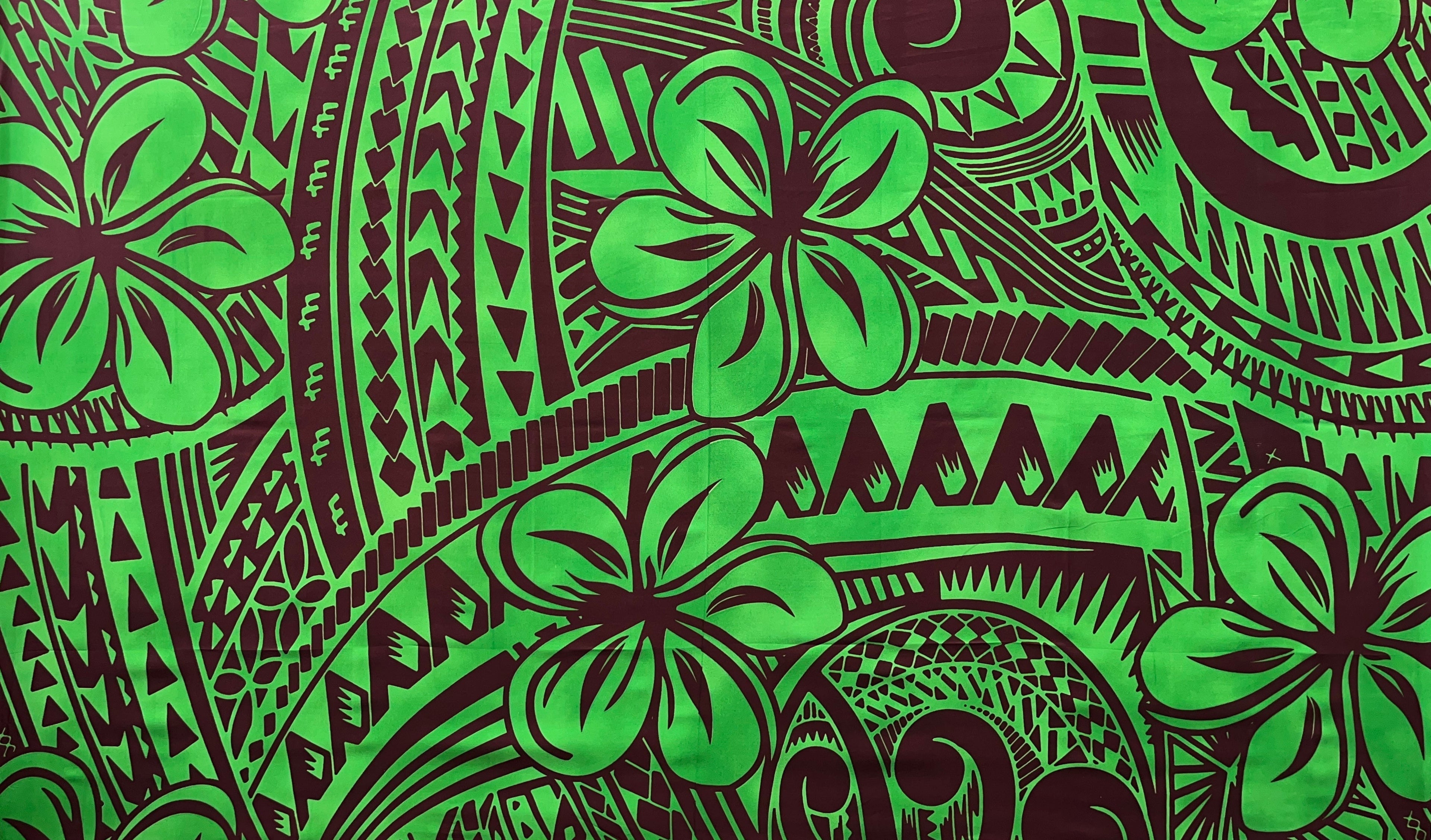 Plumeria Flower Polyester Sarong | Islands Fabric - Goddess Imports Marketplace