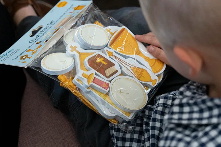 Quiet Mass Set | Catholic Mass Toy for Kids | Montessori Faith Learning by Saintly Heart