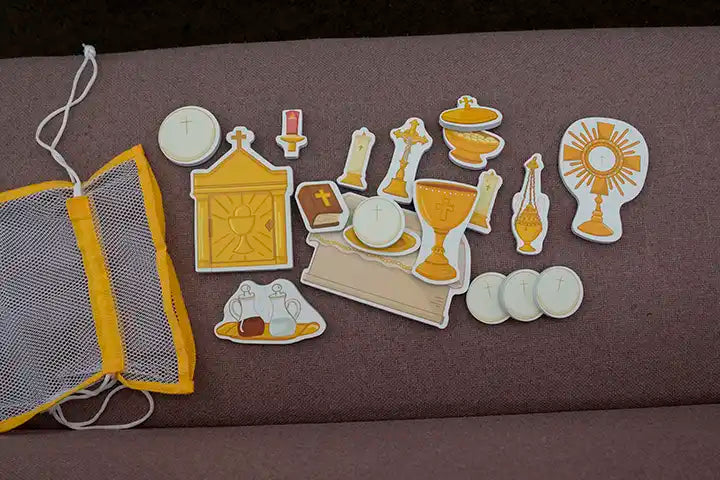 Quiet Mass Set | Catholic Mass Toy for Kids | Montessori Faith Learning by Saintly Heart