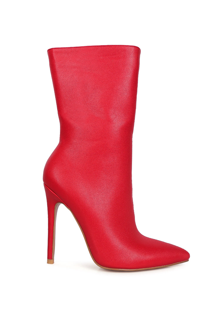 Micah Pointed Toe Stiletto High Ankle Boots - Goddess Imports Marketplace