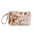 White & Brown Hairon Pouch