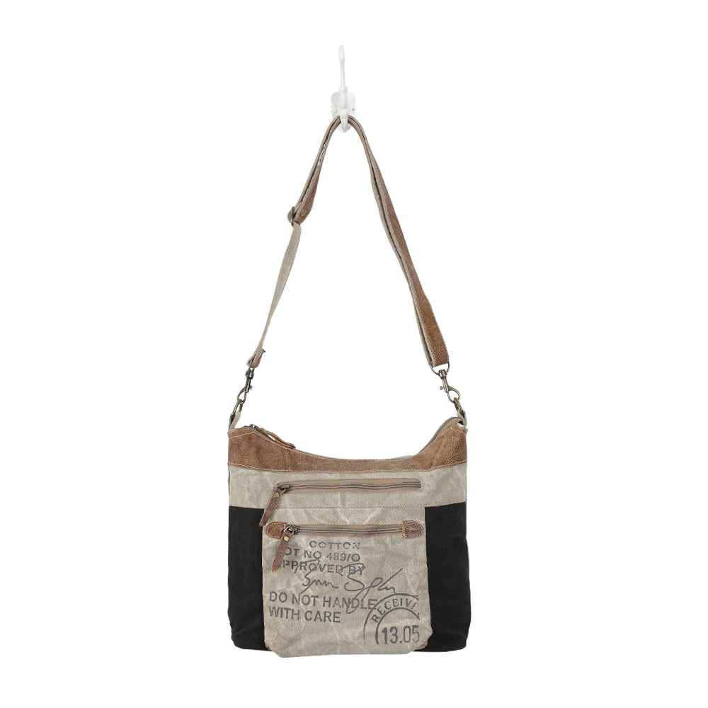Double Zipper Shoulder Bag