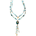 Bluestone Shine Strand Necklace