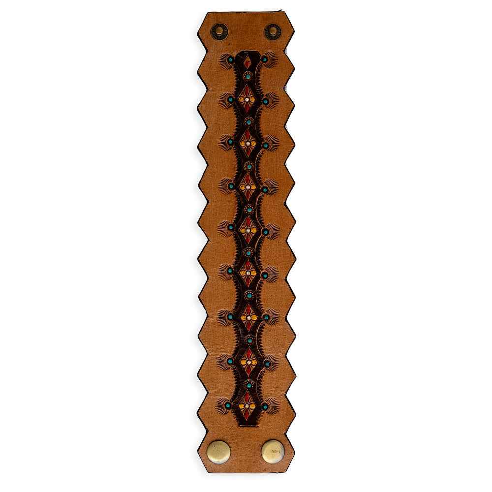 Canyon Crest Leather Cuff Bracelet