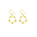 Heart's Dance Earrings in Gold