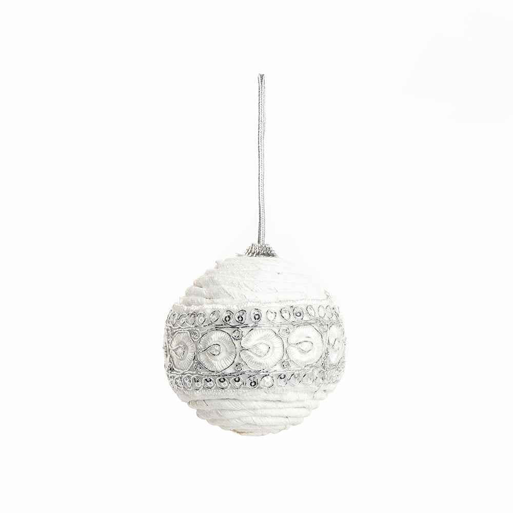 Woven Holiday Dream Ball Ornament