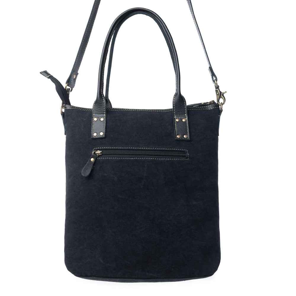 Mesa Maverick Tote Bag in Black & White
