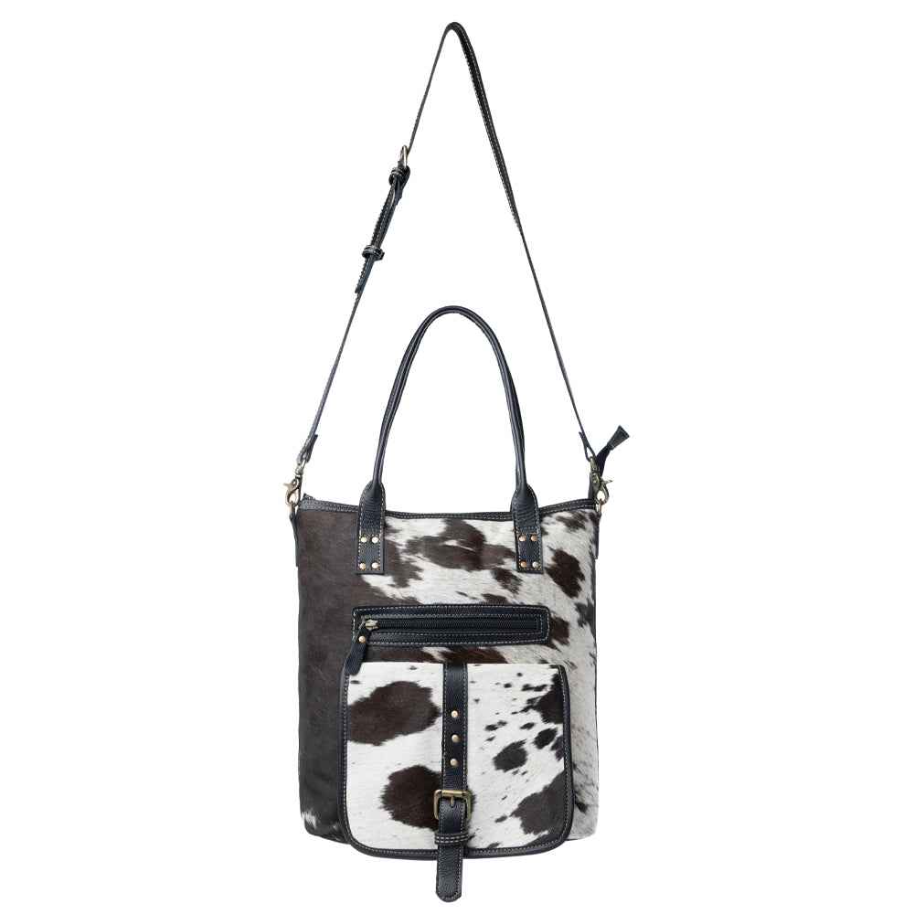 Mesa Maverick Tote Bag in Black & White