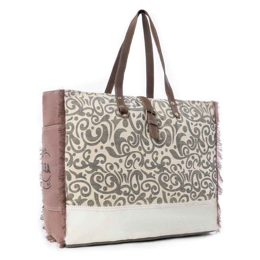 Floral Print Weekender Bag