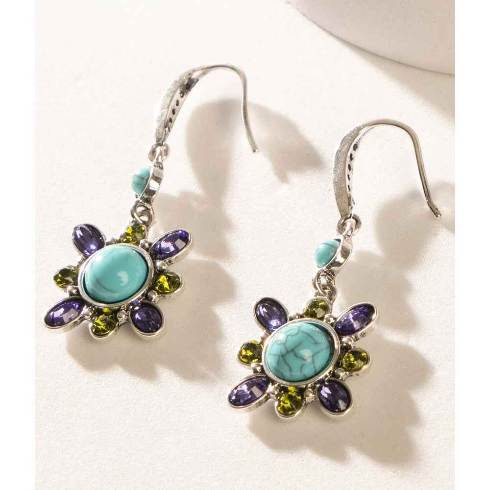 Calibri Trail Earrings In Blue