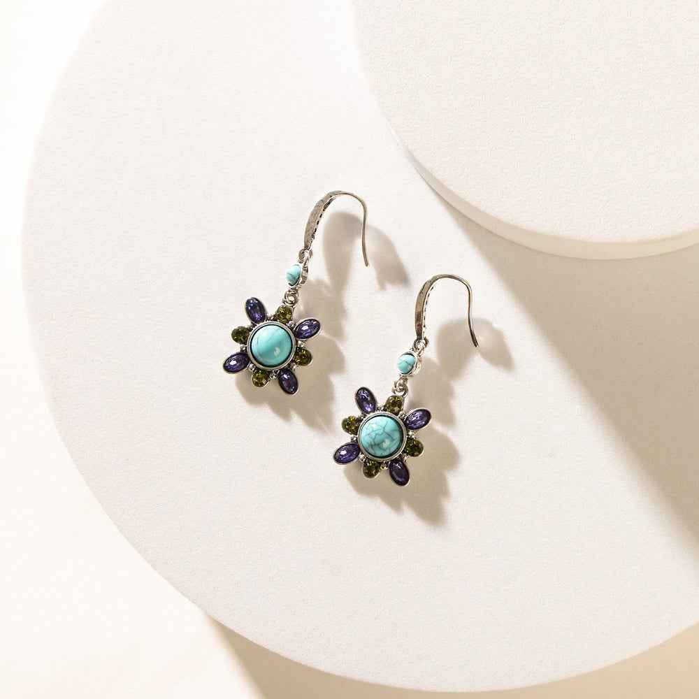 Calibri Trail Earrings In Blue