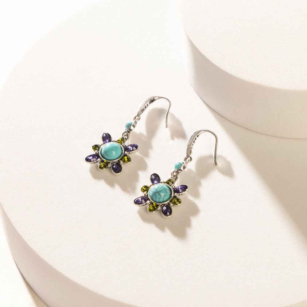 Calibri Trail Earrings In Blue