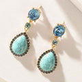 Prairie Sunstar Earrings In Sky blue