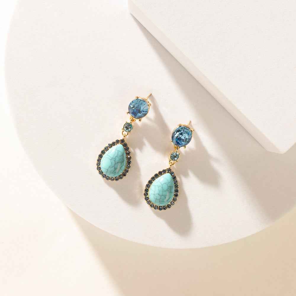 Prairie Sunstar Earrings In Sky blue