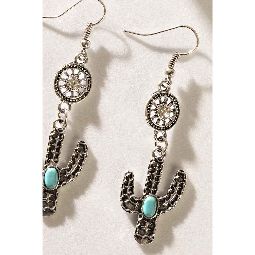 Saguaro Sentinels Earrings In Blue