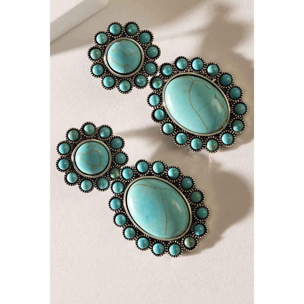 Windswept Mesa Earrings In Blue