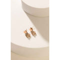 Amore d'Janet Paw Print Earrings In Peach
