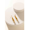 Shinning Nugget Wrapped Earrings In Gold