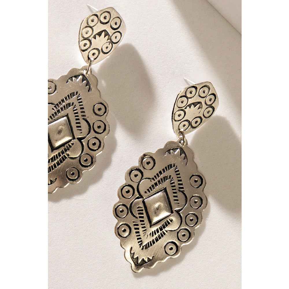 Antiqua Anne Earrings In Silver