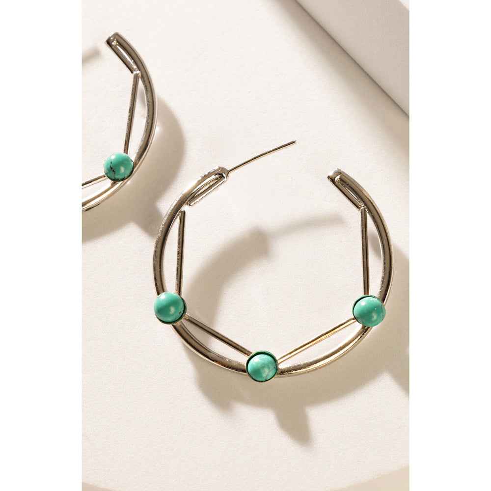 Dream Strands Earrings In Blue