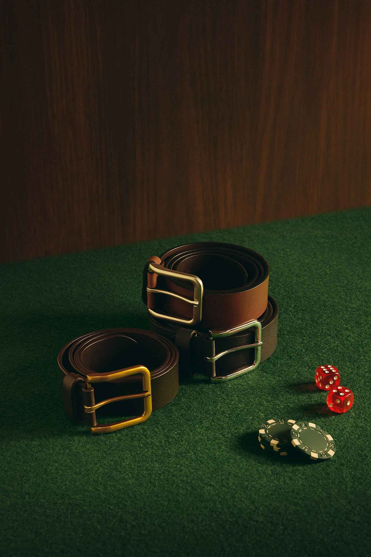 Wolfe Trail Men's Belt In Black