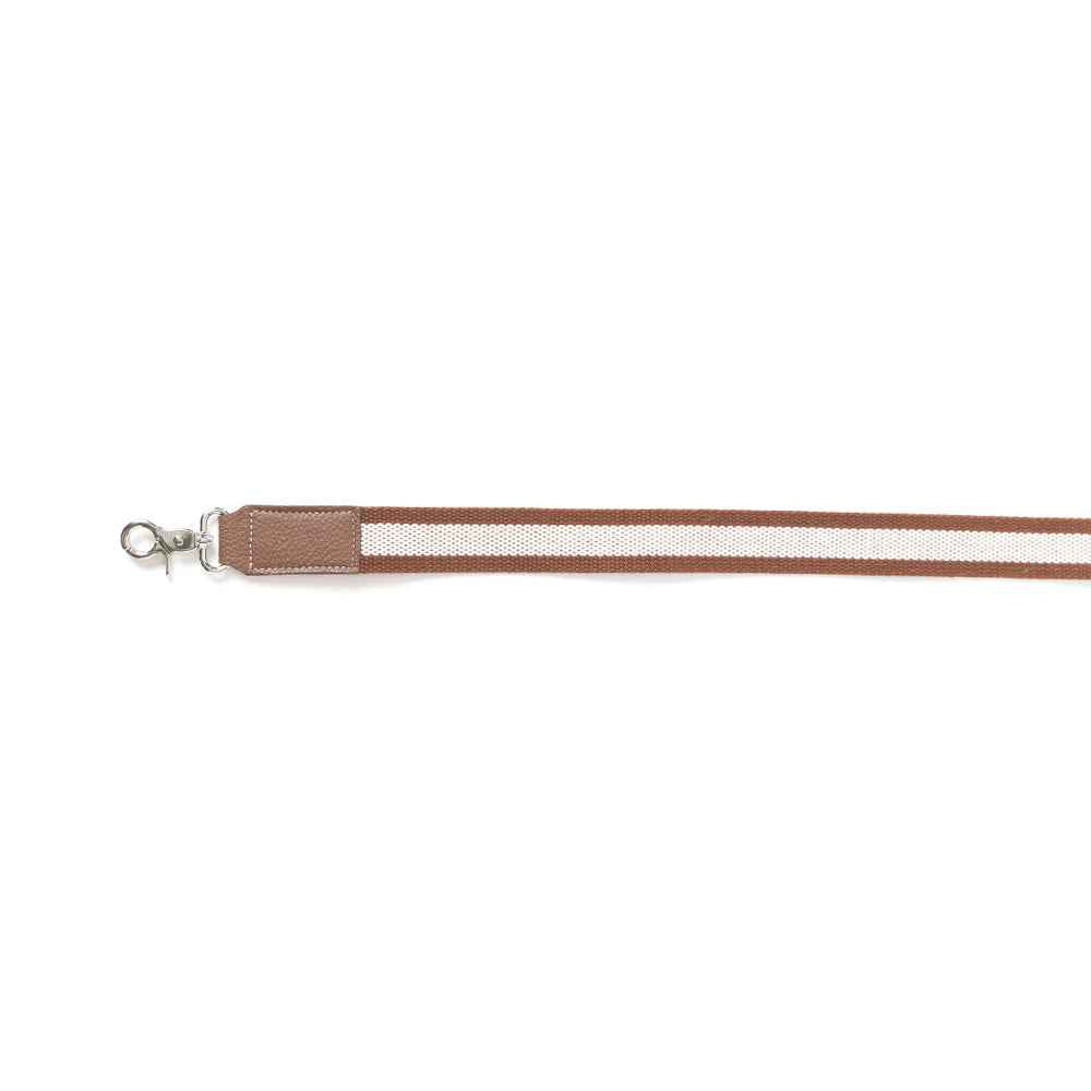 Millingston Canvas Accessory Strap In Brown