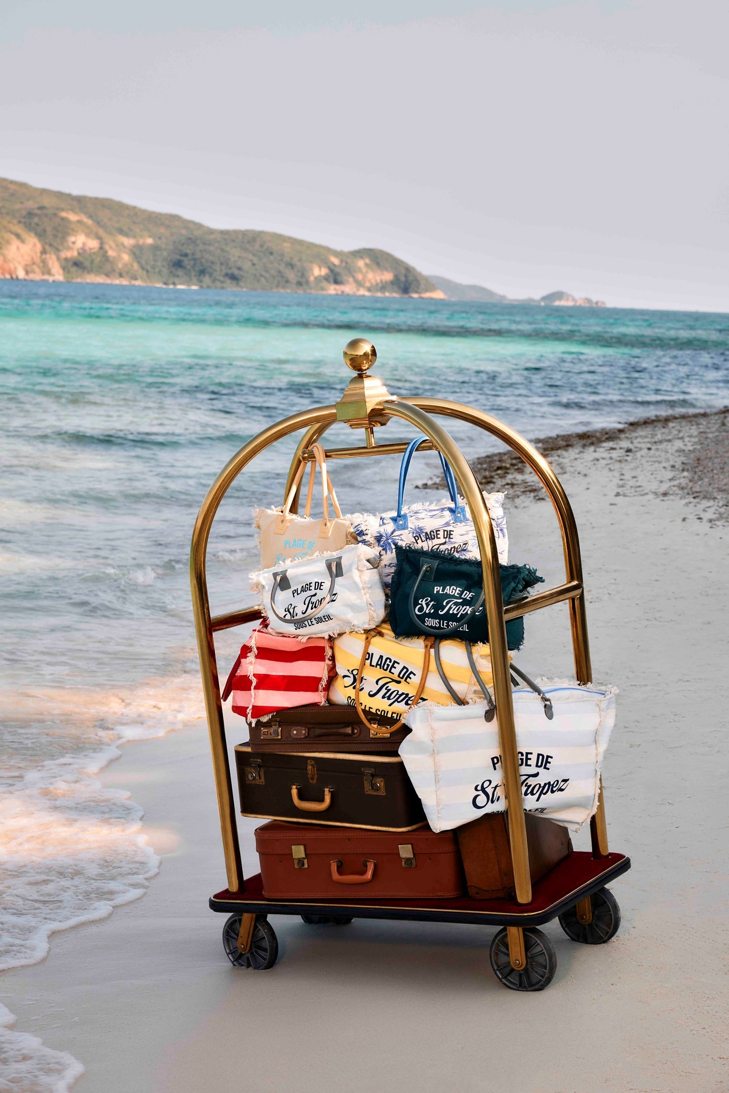 Saint Tropez Tote Bag In Sand