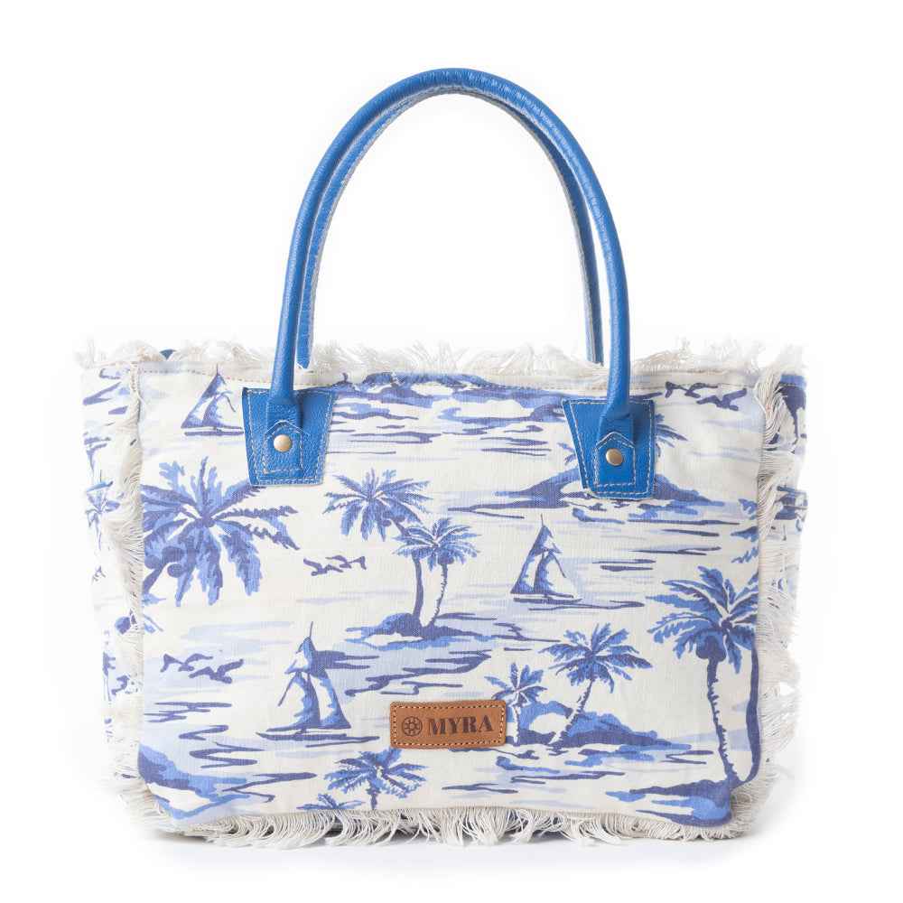 Saint Tropez Tote Bag In Blue & White