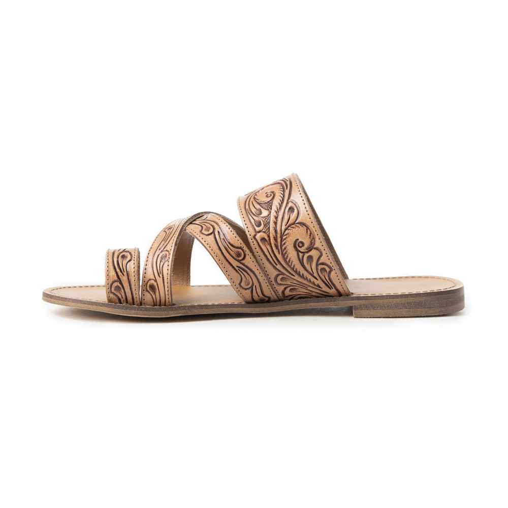 Delia Ridge Sandals In Brown