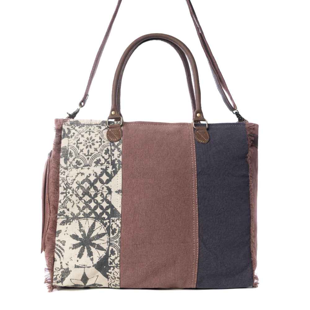 Retro Print Weekender Bag