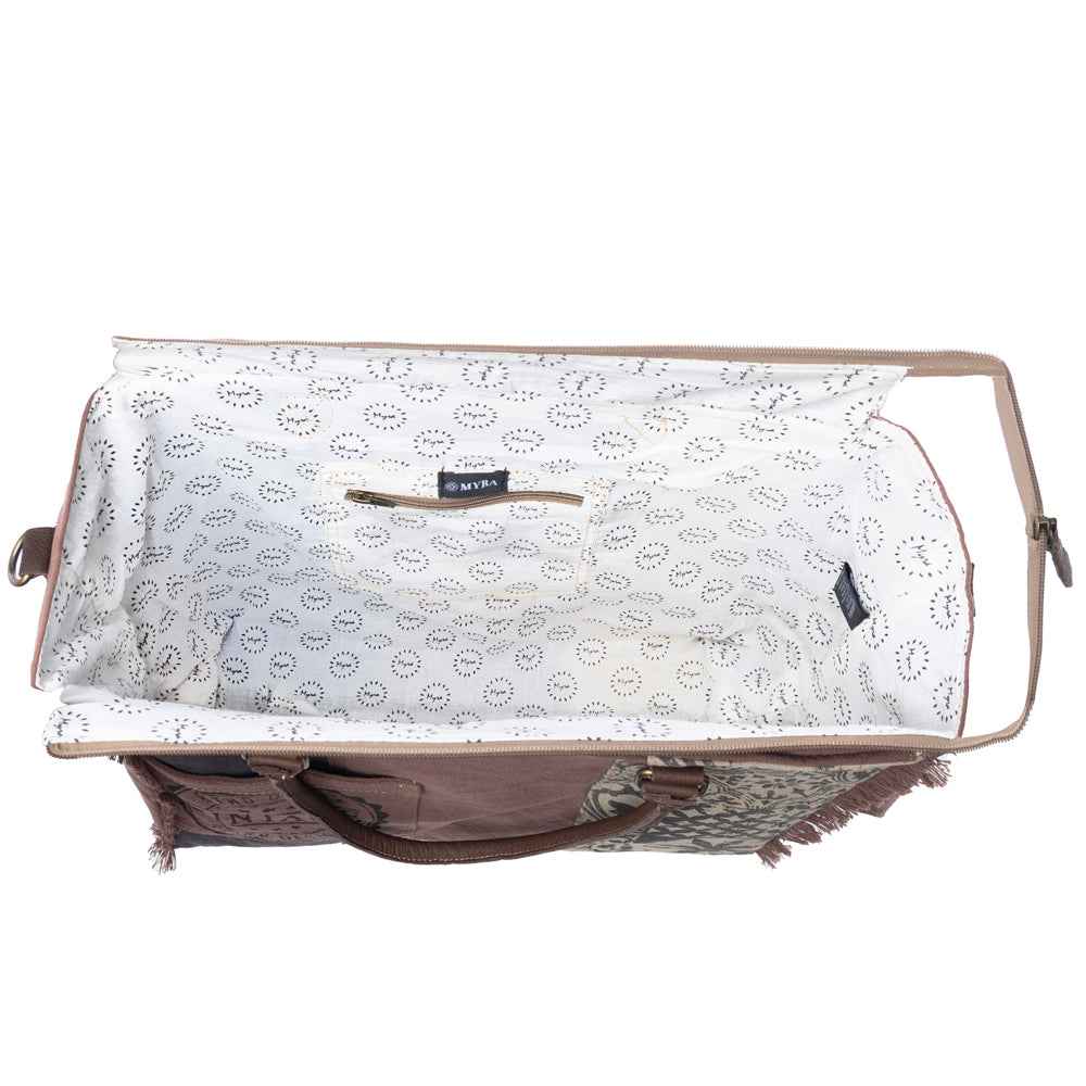 Retro Print Weekender Bag