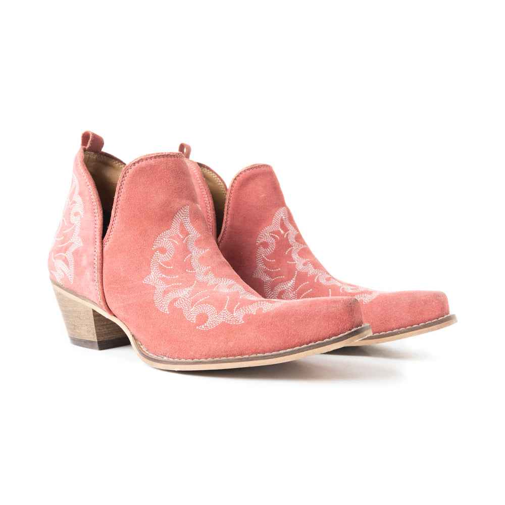 Trail Runner Booties In Peach
