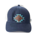 Jenson Hill Cap In Navy & Off White