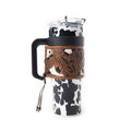 Wide Wyoming Tumbler In Black and White