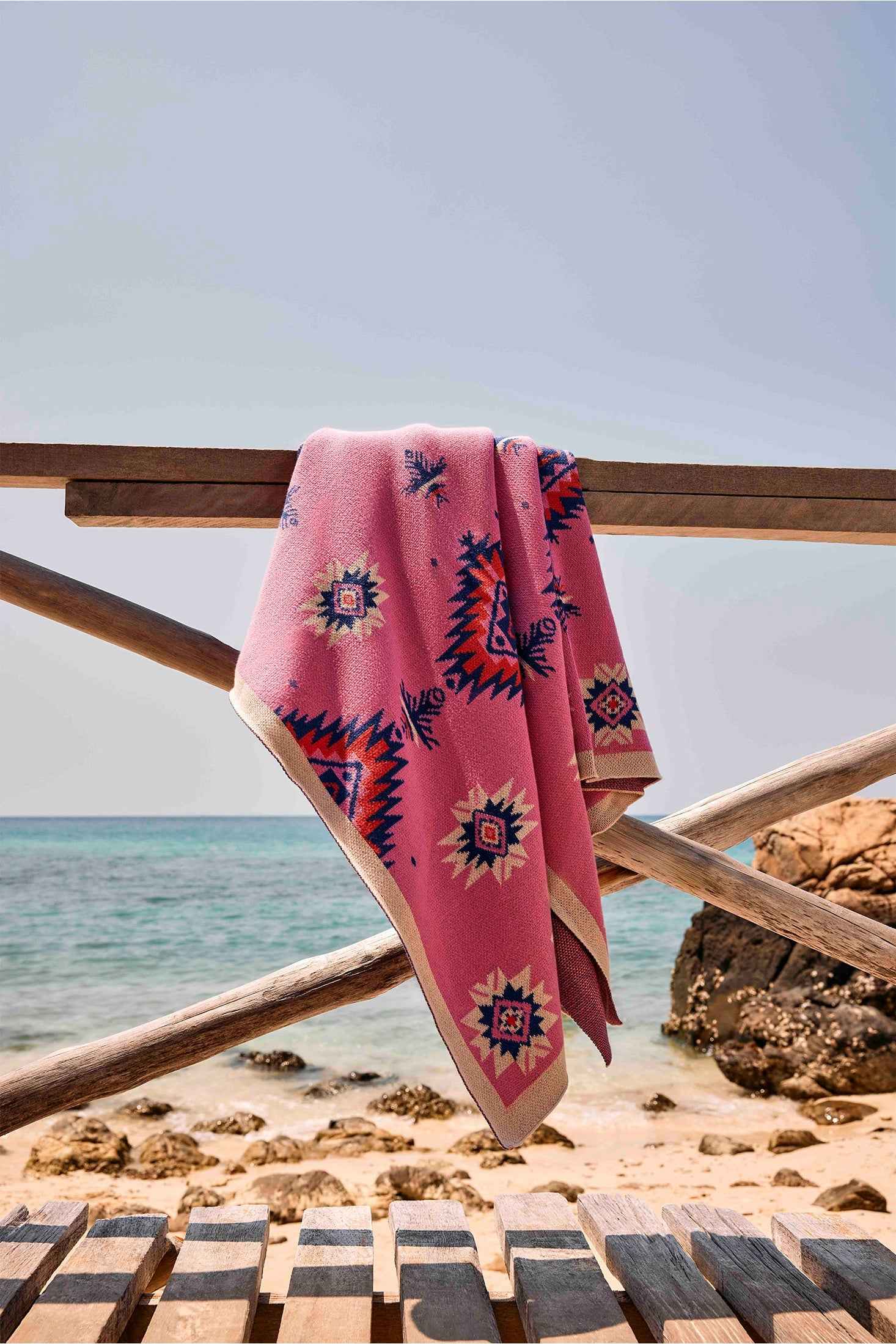 Field of Prairie Roses Throw