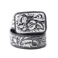 Desert Silver Moon Women's Belt In Black