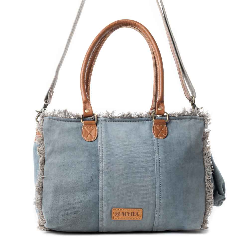 Coastal Steel Upcycled Tote in Denim