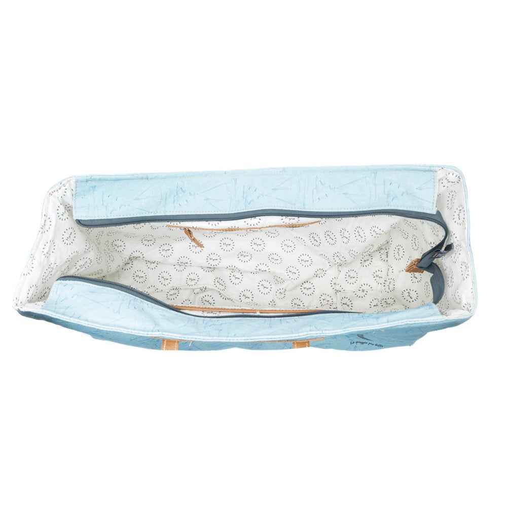 Porto Cervo Weekender Bag in Faded Denim